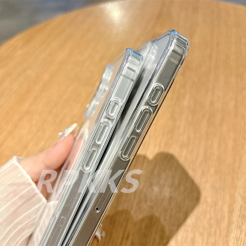 Transparent MagSafe Case for iPhone Crystal HD Shockproof - Smarsty