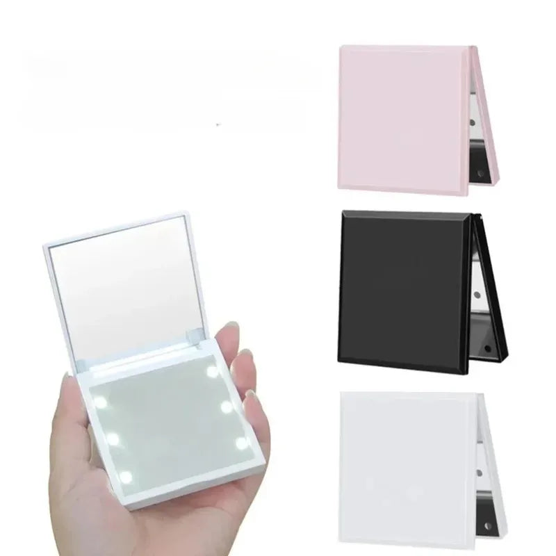 Portable LED Makeup Mirror With Magnification For Travel - Smarsty