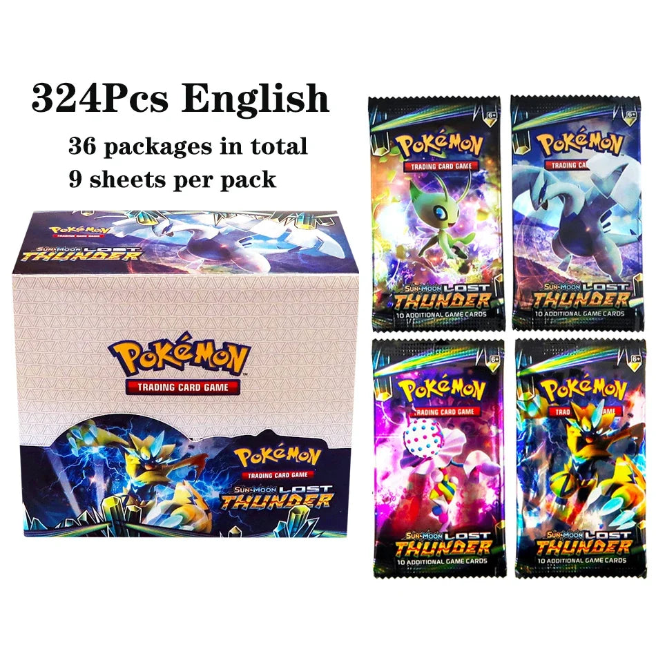 324pcs Pokemon TCG: Sword & Shield-Fusion Strike Booster Display Box (36 Packs) Board Game Card DESTINED RIVALS Stellar Crown - Smarsty