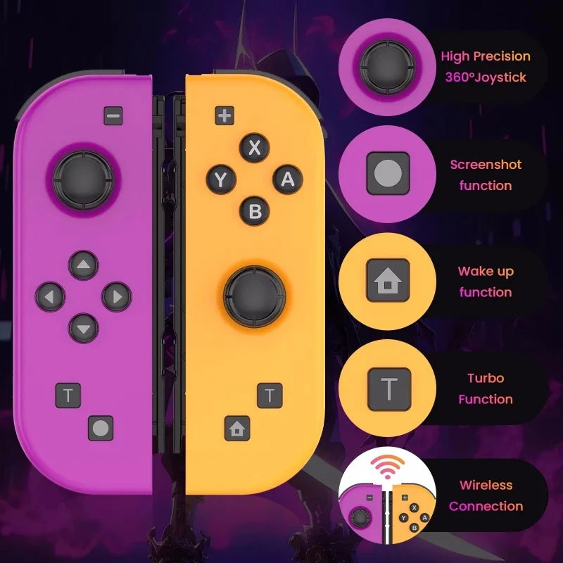 Wireless Gamepad Controller for Switch and PC with Turbo Feature - Smarsty