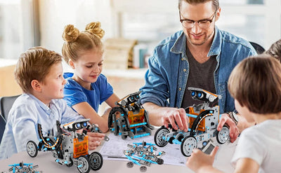 12-In-1 Stem Solar Robot Kit Toys Gifts For Kids 3-8 Years Old Educational Building Science Experiment Set Birthday Gifts Boys
