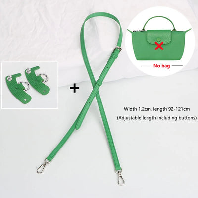 1 Set Bag Strap For Longchamp Mini Punch-free Genuine Leather Shoulder Strap Set Transformation Crossbody Strap Bag Accessories - Smarsty