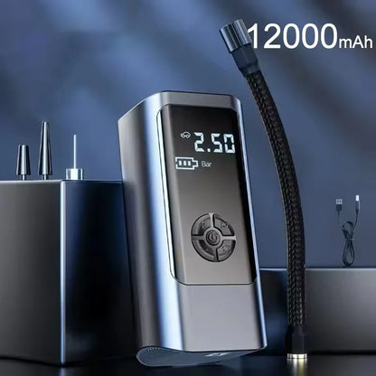 Wireless Portable Tire Inflator Pump 12V 150 PSI 12000mAh - Smarsty