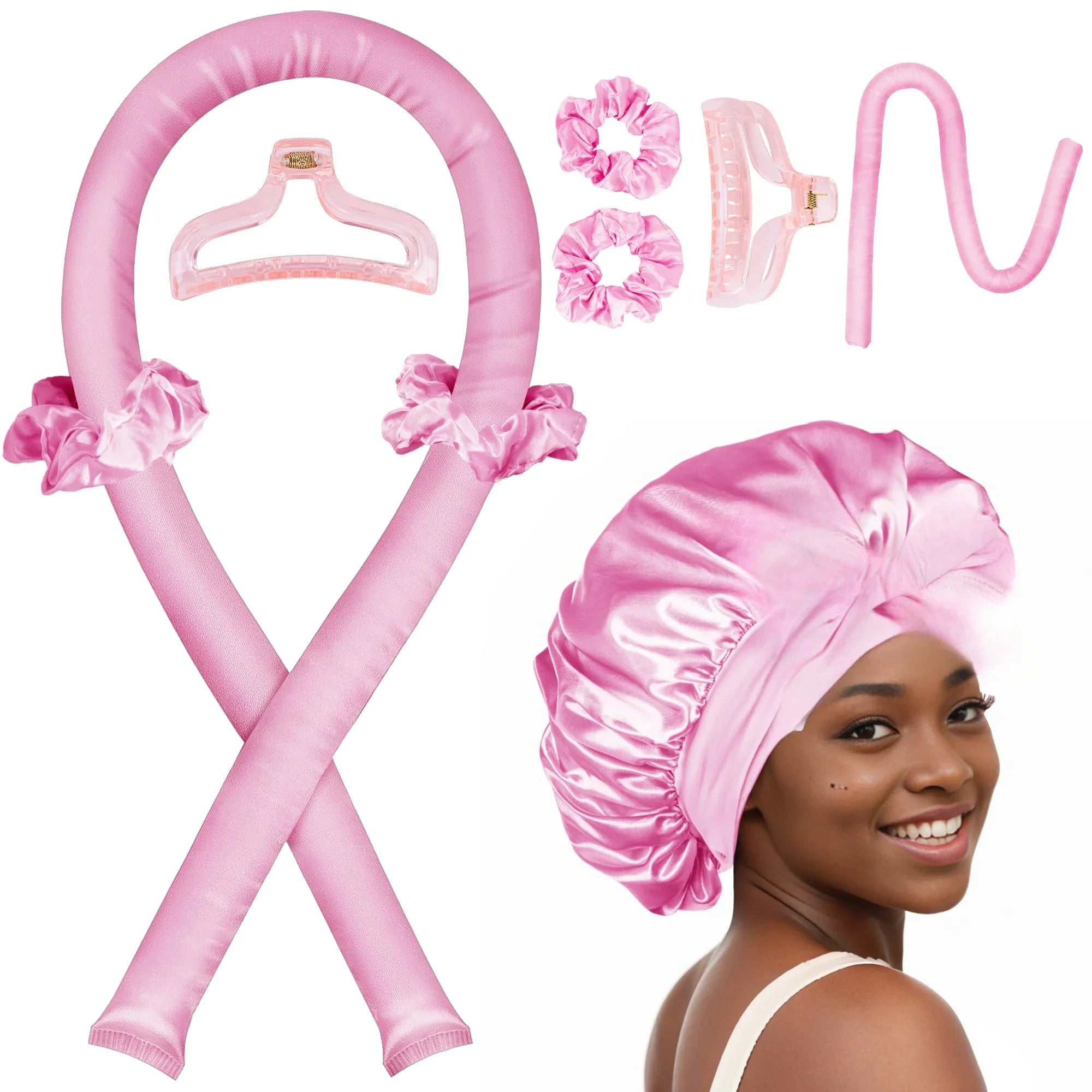 Heatless Curling Rod Night Cap for Effortless Curls - Smarsty
