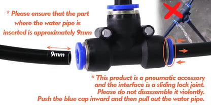 360 Degree Adjustable Misting Cooling System for Gardens - Smarsty