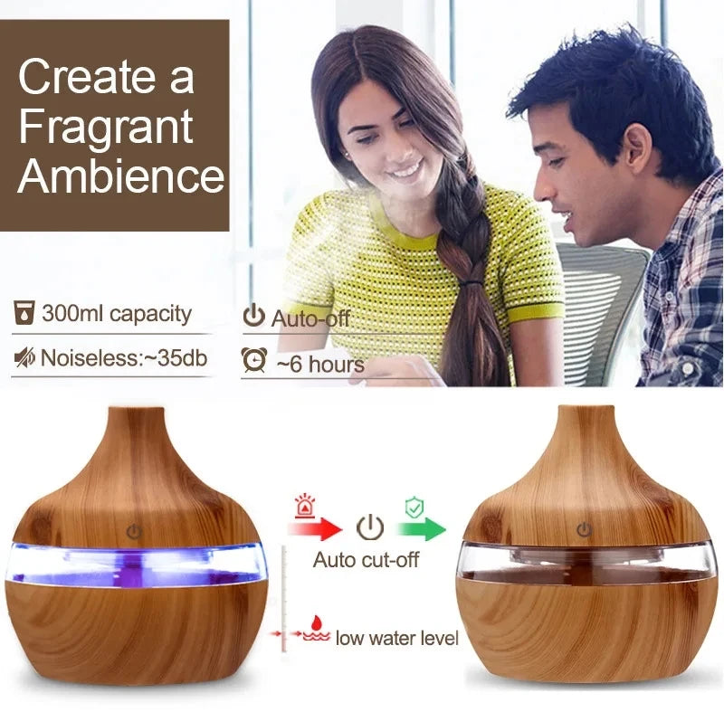 Electric Aroma Humidifier for Home Essential Oil Diffusion - Smarsty