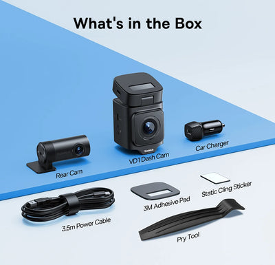 Front And Rear Dash Cam With GPS Galileo 24H Parking - Smarsty