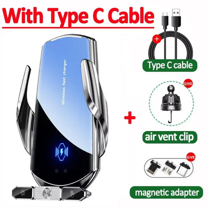 Magnetic Car Mount Wireless Charger Air Vent Holder - Smarsty