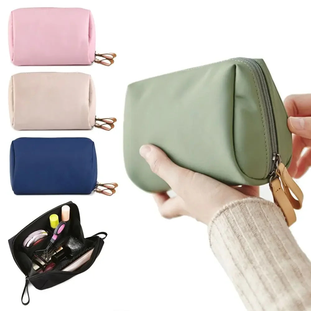 Portable Cosmetic Bag With Coin Pouch And Organizer - Smarsty