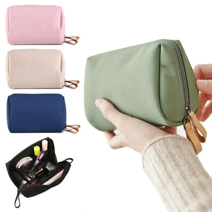 Portable Cosmetic Bag With Coin Pouch And Organizer - Smarsty