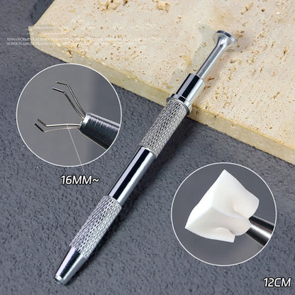 50Pcs Nail Art Sponge Set with Grab Pen - Smarsty