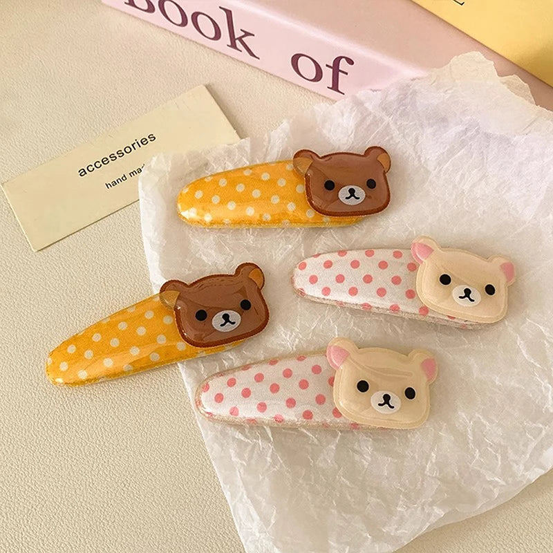Kawaii Rilakkuma Hair Clips for Girls Birthday Gift - Smarsty
