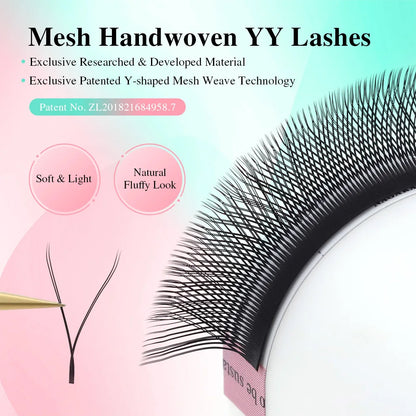 YY Shape Triple Top Eyelash Extensions for Volume - Smarsty