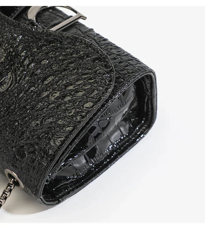 Luxurious Women's Sequined Crossbody Handbag With Chains - Smarsty