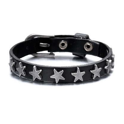 Leather Wrap Bracelet for Men and Women with Buckle Closure - Smarsty
