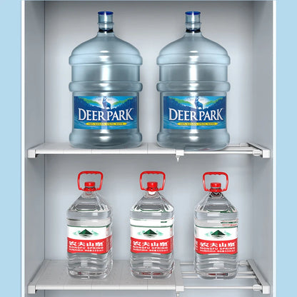 Adjustable Closet Organizer Storage Shelf Wall Mounted Kitchen Rack Space Saving Wardrobe Decorative Shelves Cabinet Holder by Smarsty