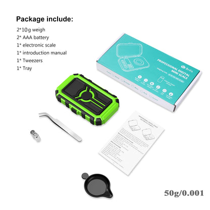 Mini Digital Pocket Scale for Jewelry Precision 0.001g Accuracy - Smarsty