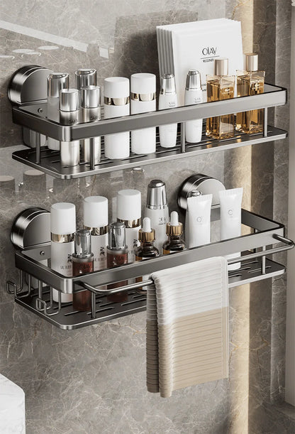 Bathroom Suction Cup Storage Rack for Easy Organization - Smarsty