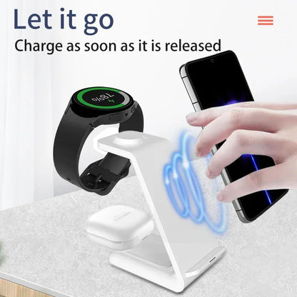 30W Ultrafast Wireless Charger Stand 3 in 1 with Holder - Smarsty