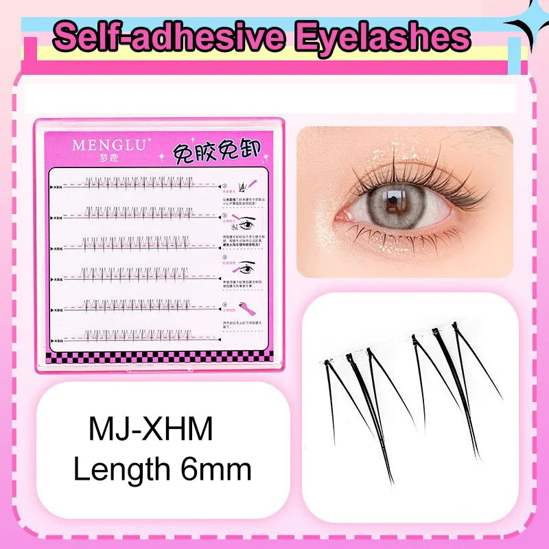 Self Adhesive Cluster Lashes for Effortless Application - Smarsty