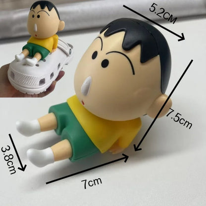 MINISO Personality Cute Cartoon 3D Shoe Charms Funny DIY Sandal & Clog Decorations Holiday Gift For Boys And Girls