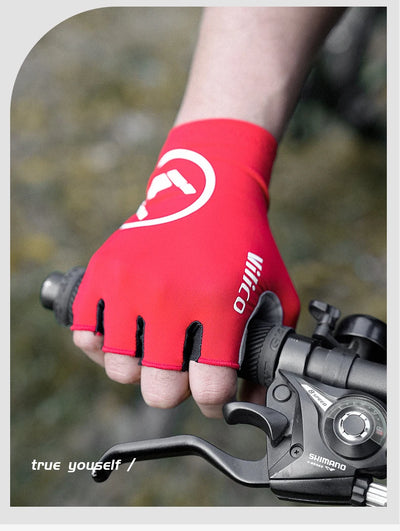Breaking Wind Cycling Half Finger Gloves Anti-slip Bicycle Mittens Racing Road Bike Glove MTB Biciclet Guantes by Smarsty