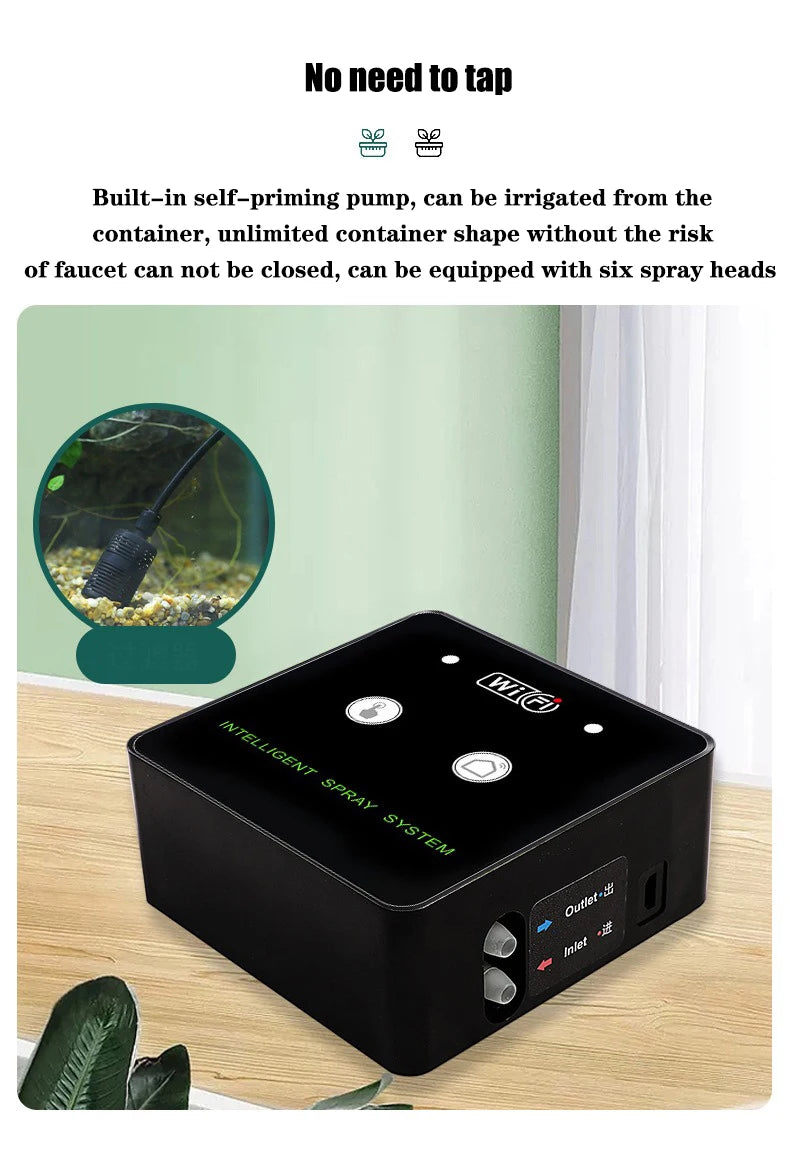 WiFi Controlled Automatic Mist Sprayer Irrigation Kit - Smarsty