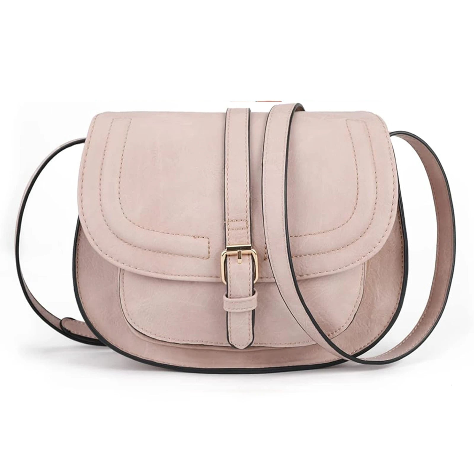 Boho Faux Leather Crossbody Bag For Women With Strap - Smarsty