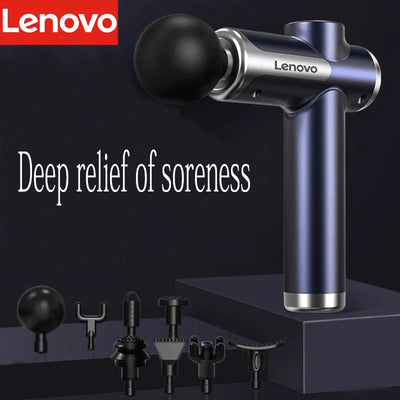 Lenovo Massage Gun for Deep Muscle Relief and Relaxation - Smarsty