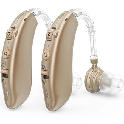 Rechargeable BTE Hearing Aid with Adjustable Tone - Smarsty