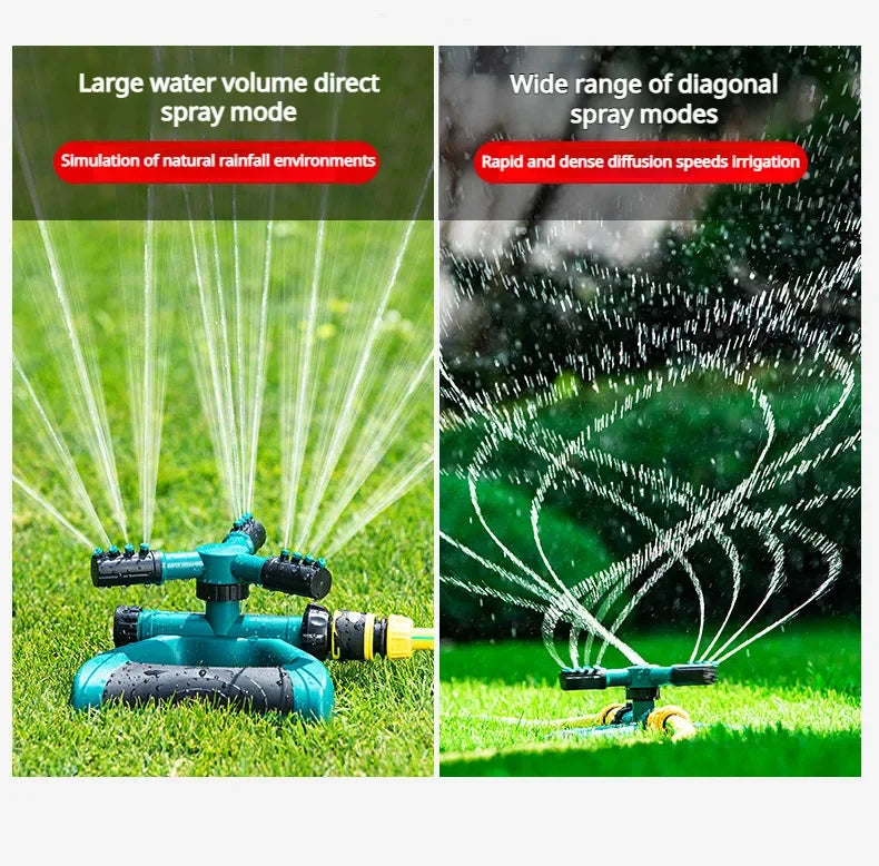 360 Degree Rotating Sprinkler Set for Efficient Garden Irrigation - Smarsty
