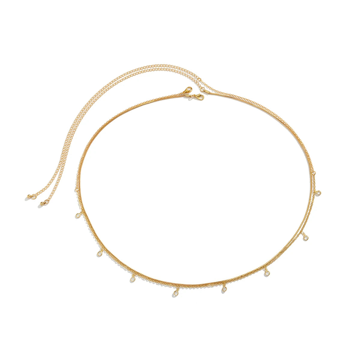 Boho Rhinestone Star Moon Belly Chain for Summer - Smarsty