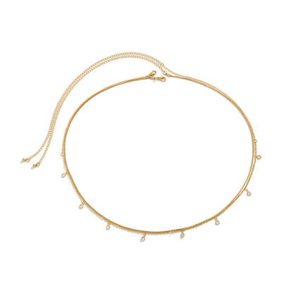 Boho Rhinestone Star Moon Belly Chain for Summer - Smarsty