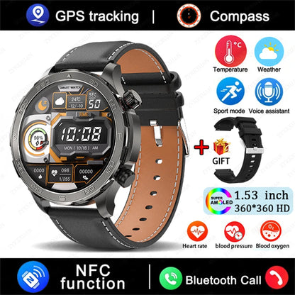 Bluetooth Call Smart Watch For Men With GPS Waterproof - Smarsty