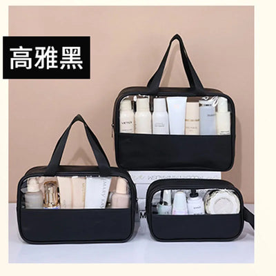 Transparent Travel Cosmetic Bag Large Capacity Waterproof - Smarsty