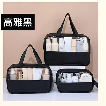 Transparent Travel Cosmetic Bag Large Capacity Waterproof - Smarsty