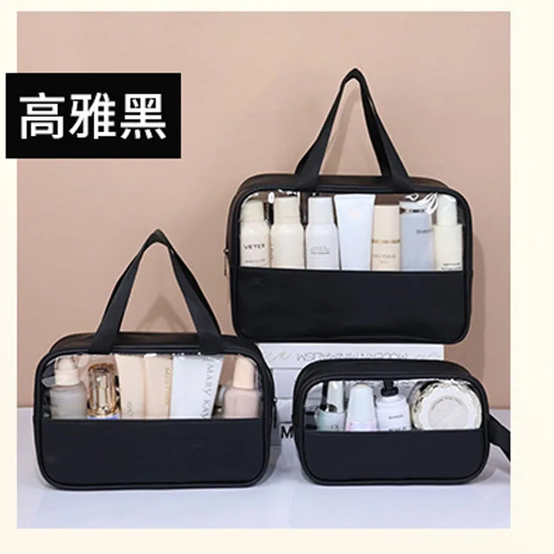 Transparent Travel Cosmetic Bag Large Capacity Waterproof - Smarsty