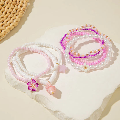 Bohemian Imitation Pearl Bracelets Set for Women - Smarsty