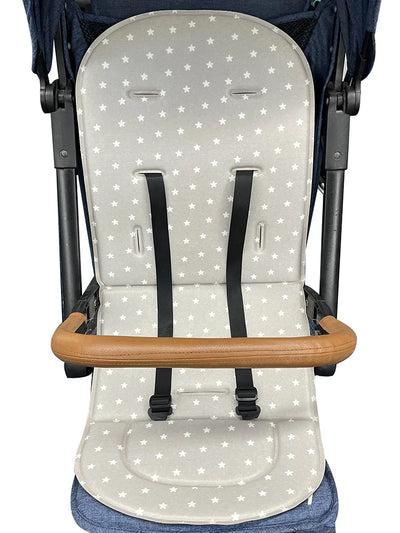 Stroller Seat Cushion Soft Baby Pushchair Car Cart High Chair Seat Trolley Cushions Kids Stroller Mattress Soft Pad Large Sizes by Smarsty