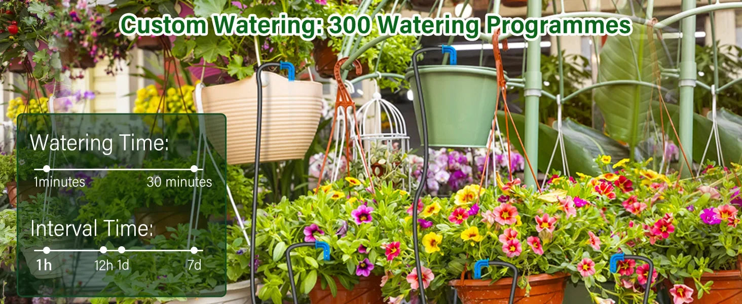 Solar Powered Automatic Drip Irrigation System for Gardens - Smarsty