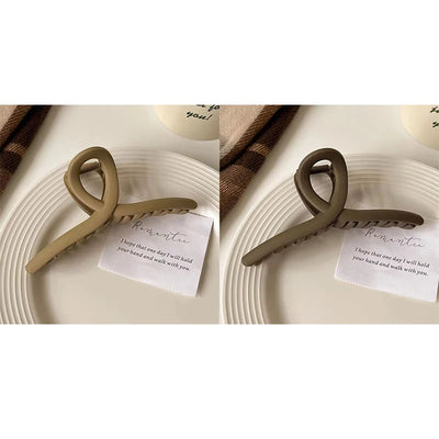 Large Matte Hair Claw Clips For Women Strong Hold Comfort - Smarsty