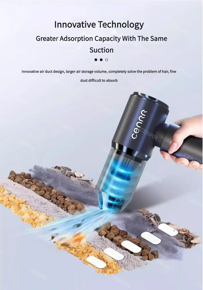 Cordless Car Vacuum Cleaner Portable Handheld Rechargeable - Smarsty