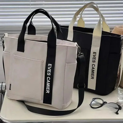 Casual Large Capacity Tote Bag Nylon Waterproof Everyday - Smarsty