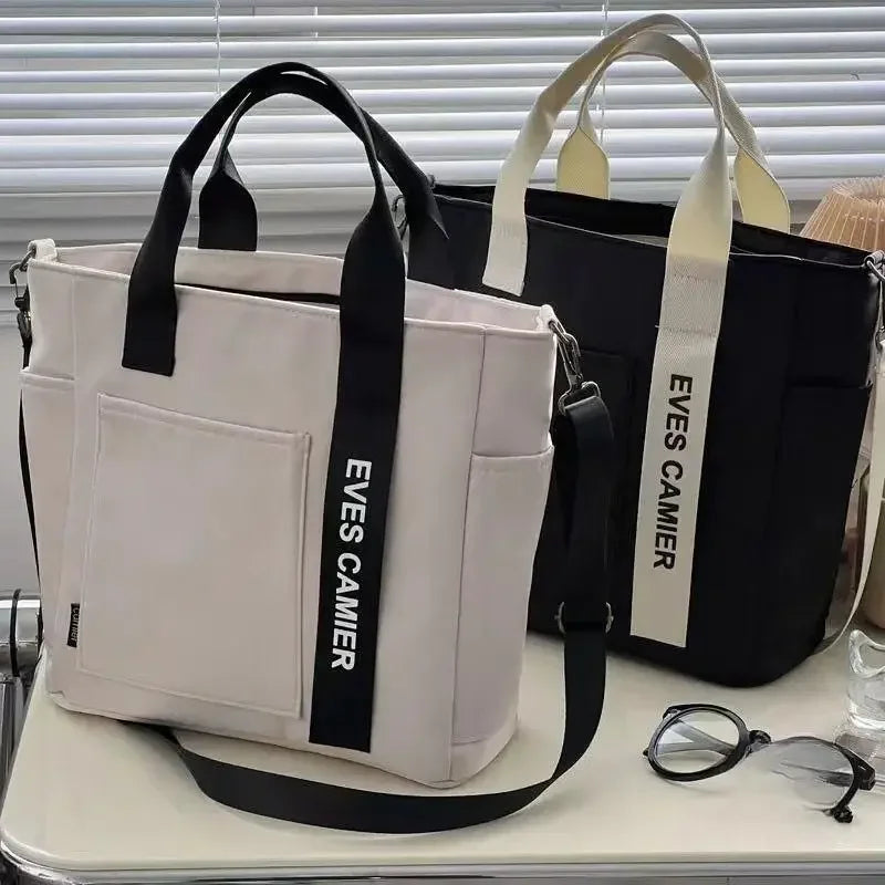 Casual Large Capacity Tote Bag Nylon Waterproof Everyday - Smarsty