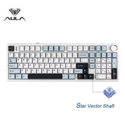 Gaming Mechanical Keyboard With Wireless Three Mode