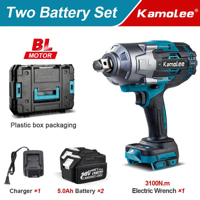 Kamolee 3100NM Brushless Electric Impact Wrench - Smarsty