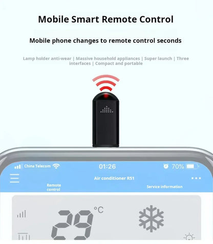 Type C Smartphone Infrared Transmitter Adapter Smart Remote Control - Smarsty