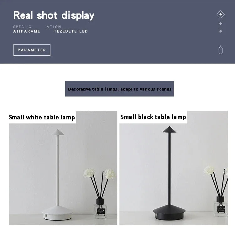 Rechargeable LED Touch Sensor Table Lamp with Dimming - Smarsty