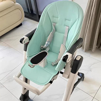 Baby Stroller Leather Cushion Baby Dining Chair Leather Cover PU Composite Sponge Cushion Baby Cover Chair Seat Case Accessories by Smarsty