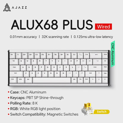 Magnetic Switch 60 Percent Mechanical Keyboard For Gaming